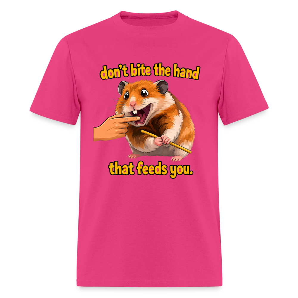Don't Bite The Hand - fuchsia