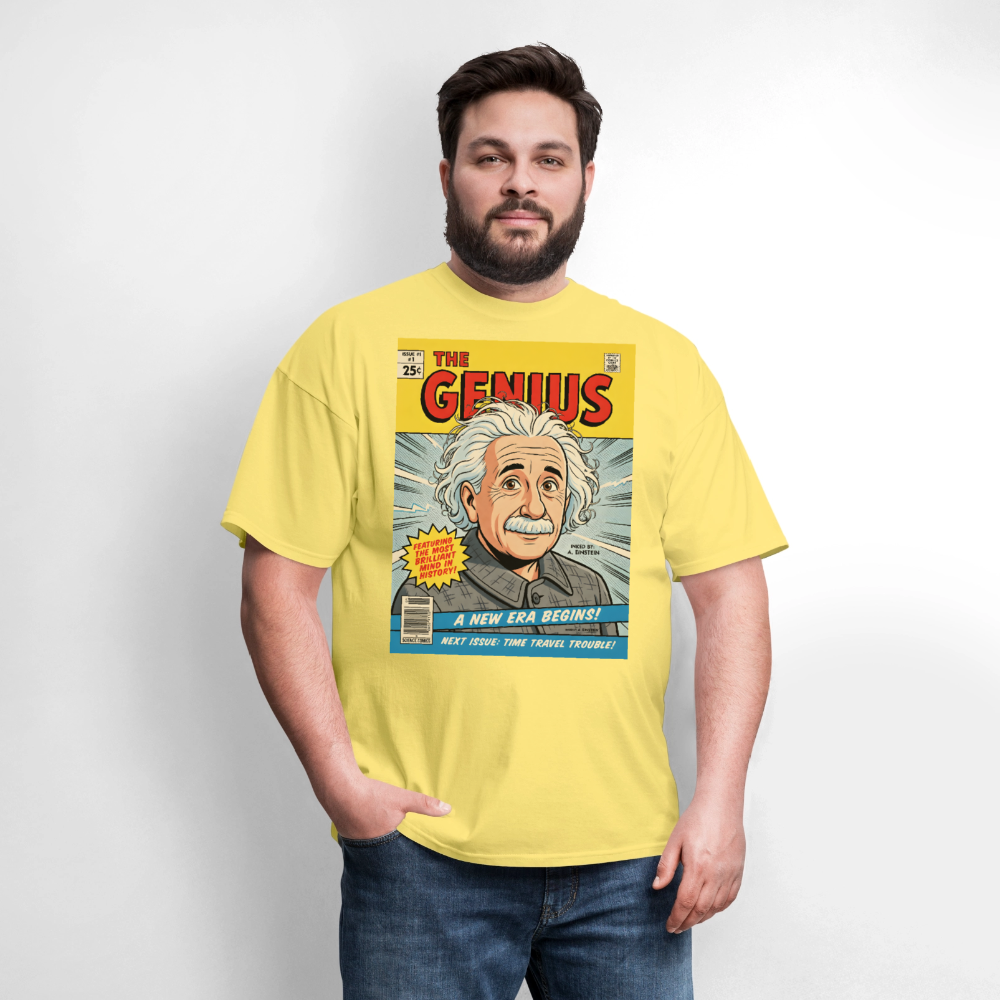 Albert Einstein #2 - cornsilk