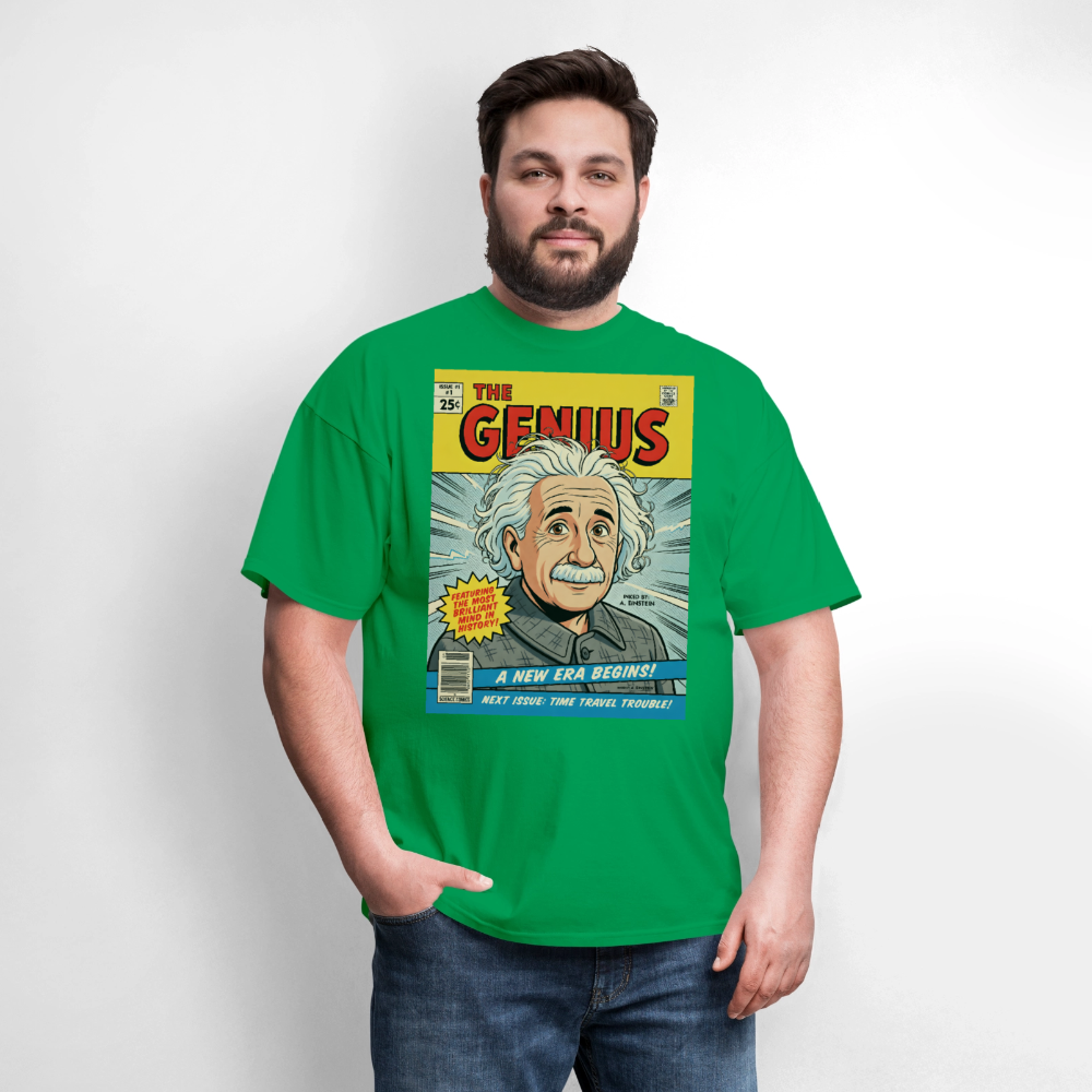 Albert Einstein #2 - bright green