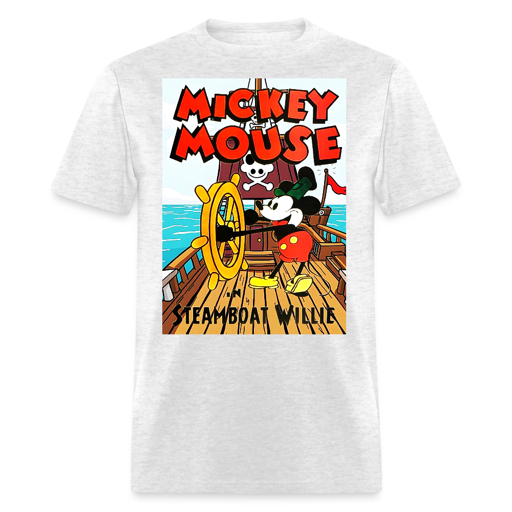 Steamboat Willie - light heather gray