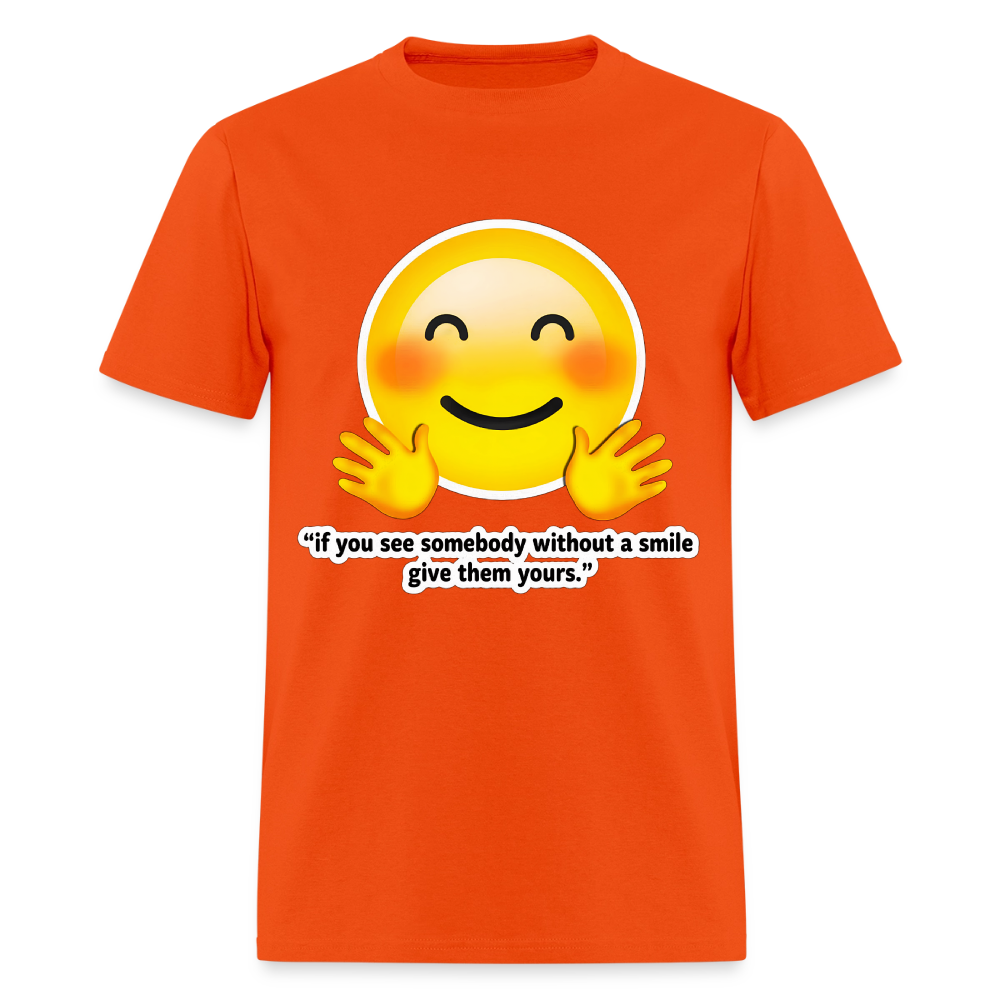 Give a smile - orange