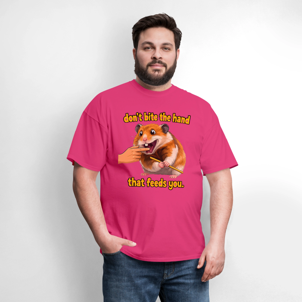 Don't Bite The Hand - fuchsia