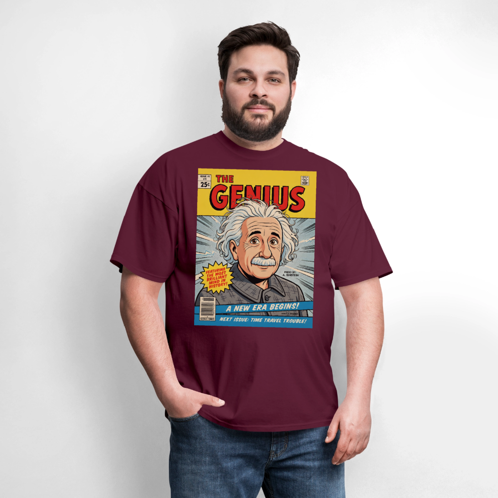 Albert Einstein #2 - burgundy