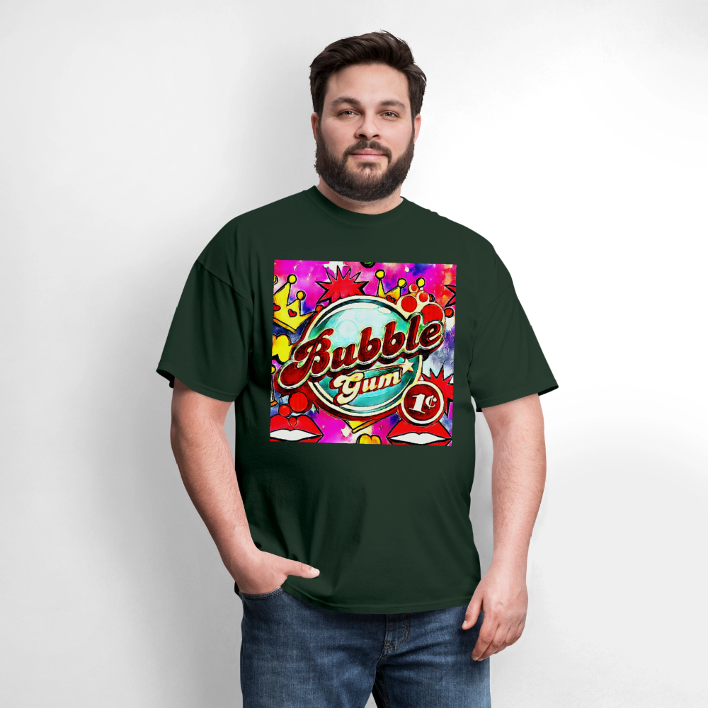 Bubblegum - forest green