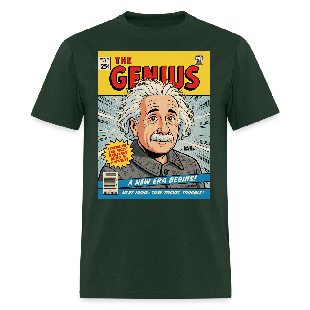 Albert Einstein #2 - forest green