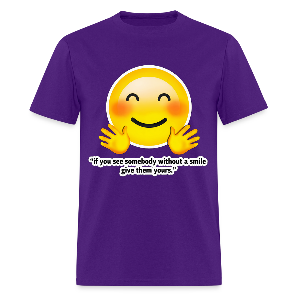 Give a smile - purple