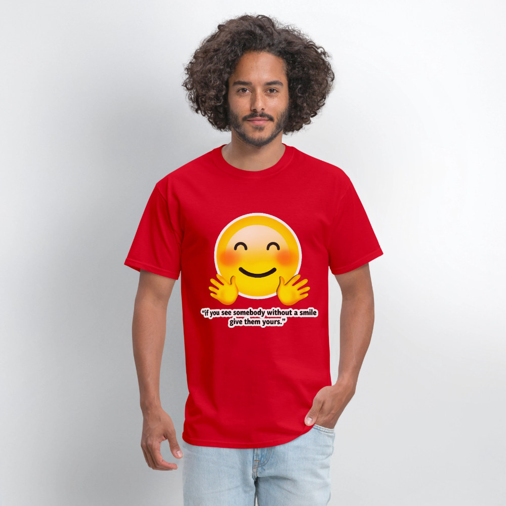 Give a smile - red