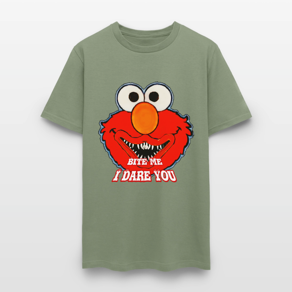 Bite Me Elmo - military green