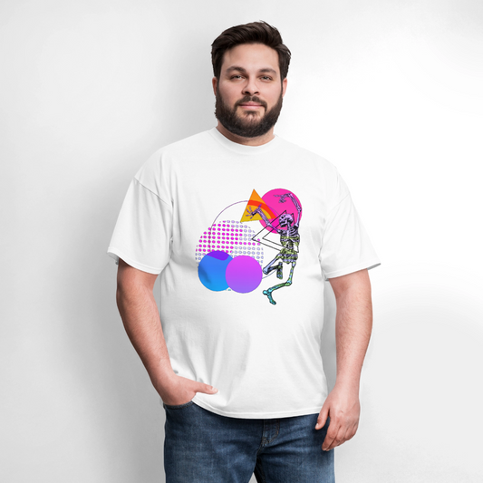 Dancing Skelton - white