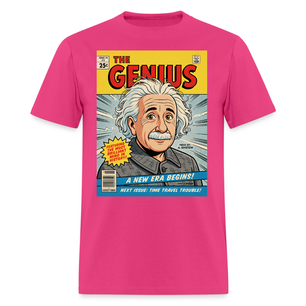 Albert Einstein #2 - fuchsia