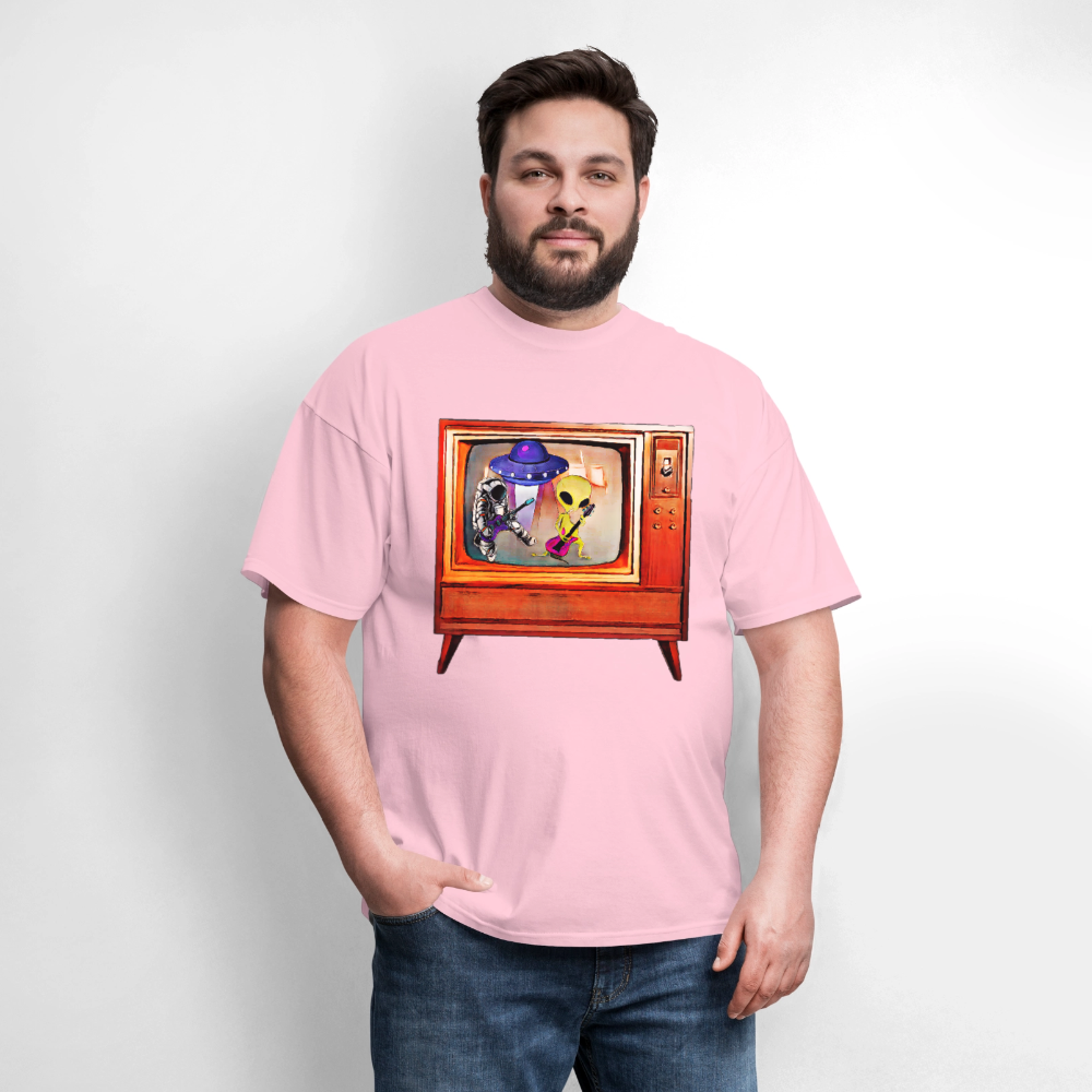Rocking Astronaut and Alien #2 - pink