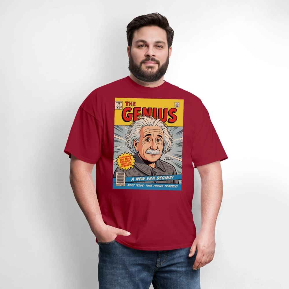 Albert Einstein #2 - true red