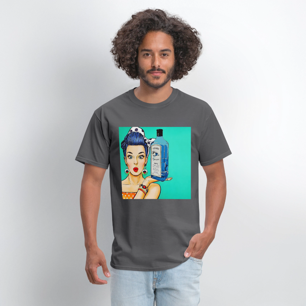 Retro Woman - charcoal