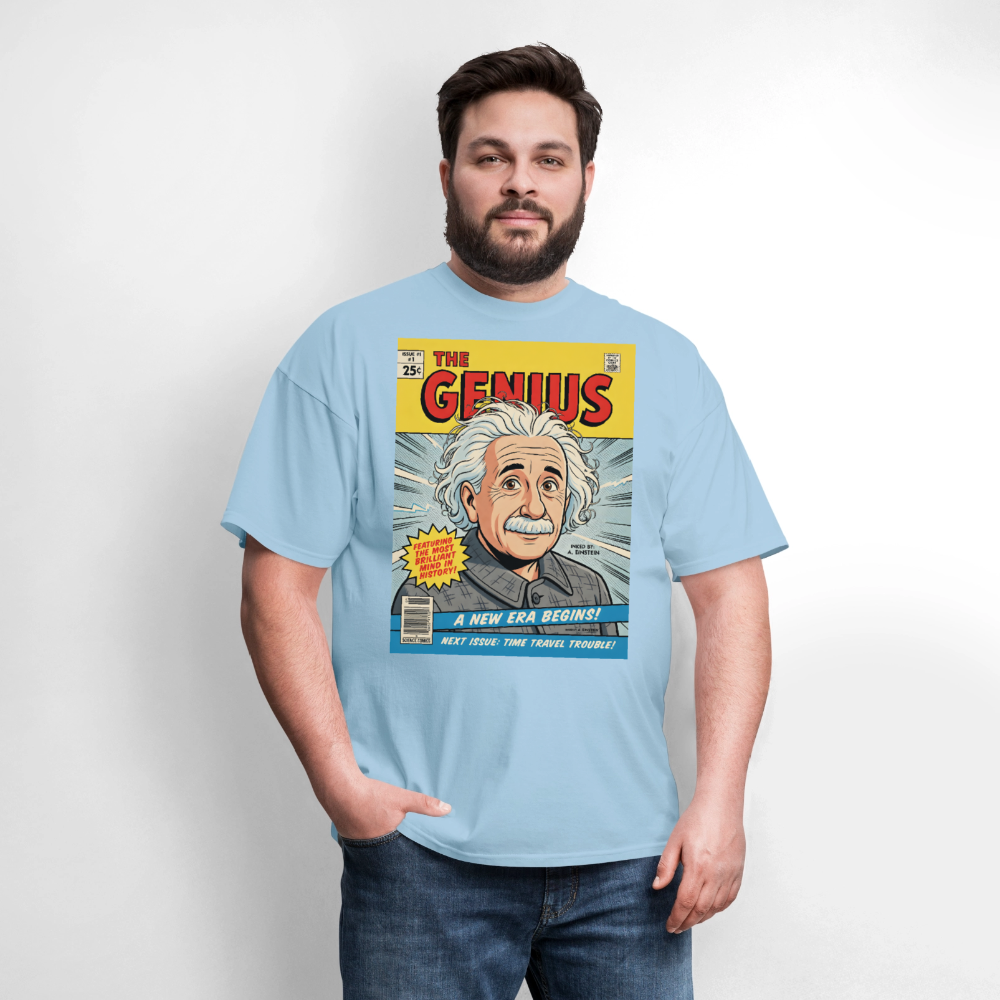 Albert Einstein #2 - powder blue