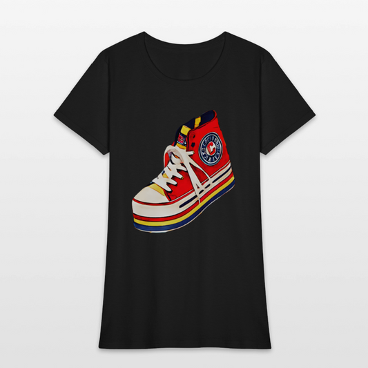 High Top Sneaker - black