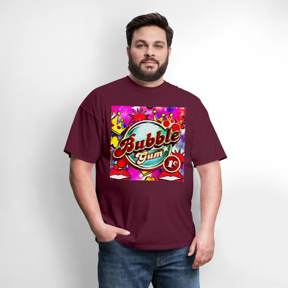 Bubblegum - burgundy