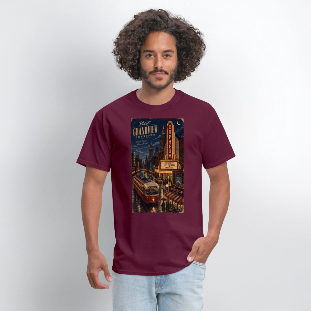 Grandview - burgundy