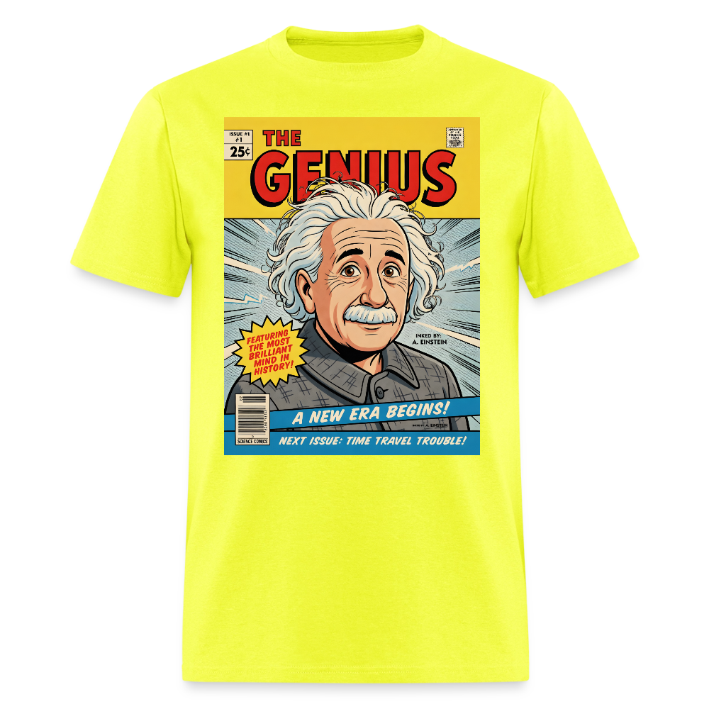 Albert Einstein #2 - safety green