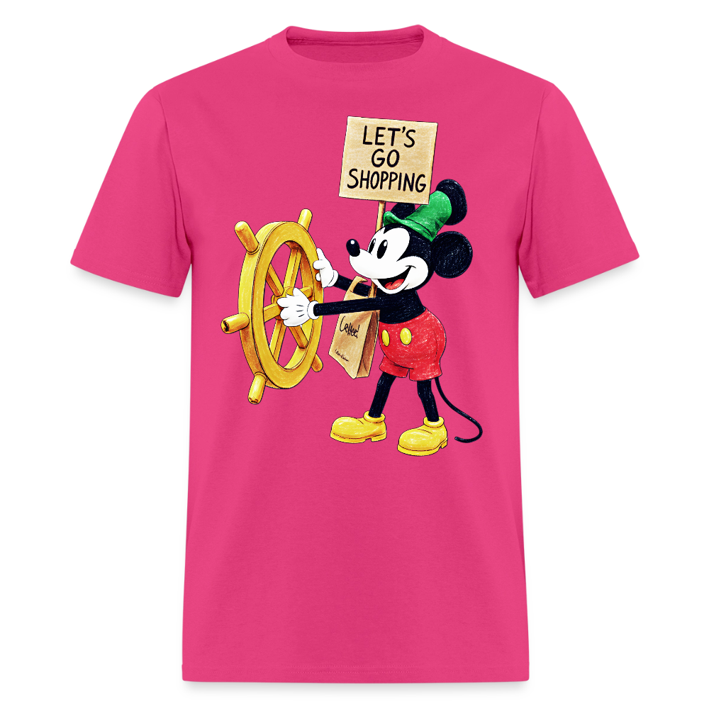 Let's Go Shopping - fuchsia