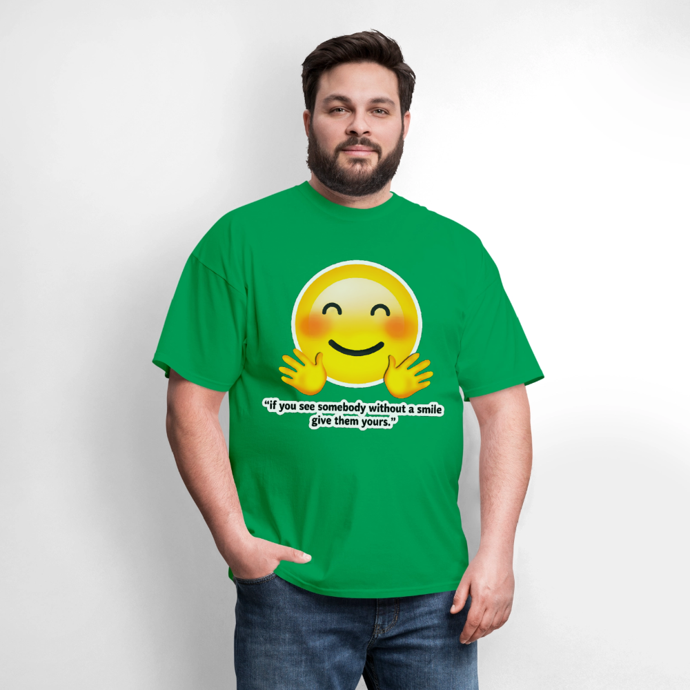 Give a smile - bright green