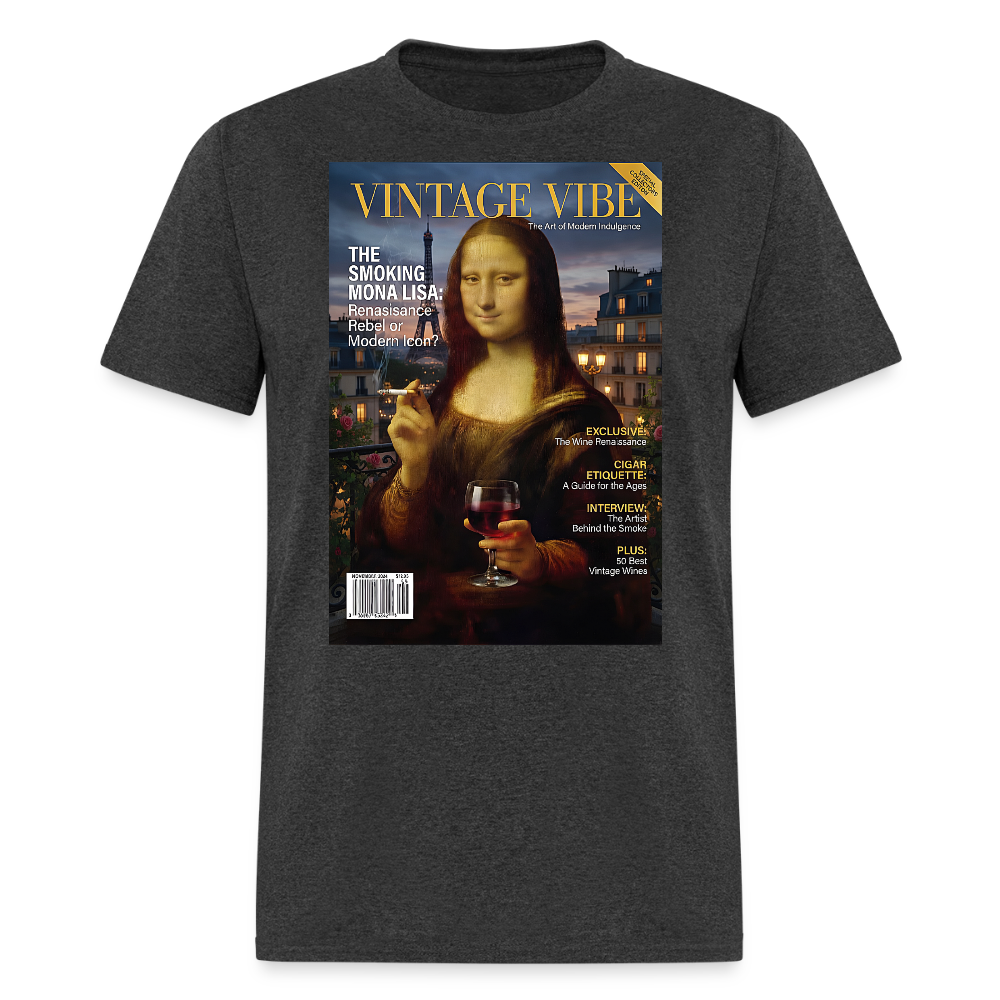 A Smoking Mona Lisa - heather black