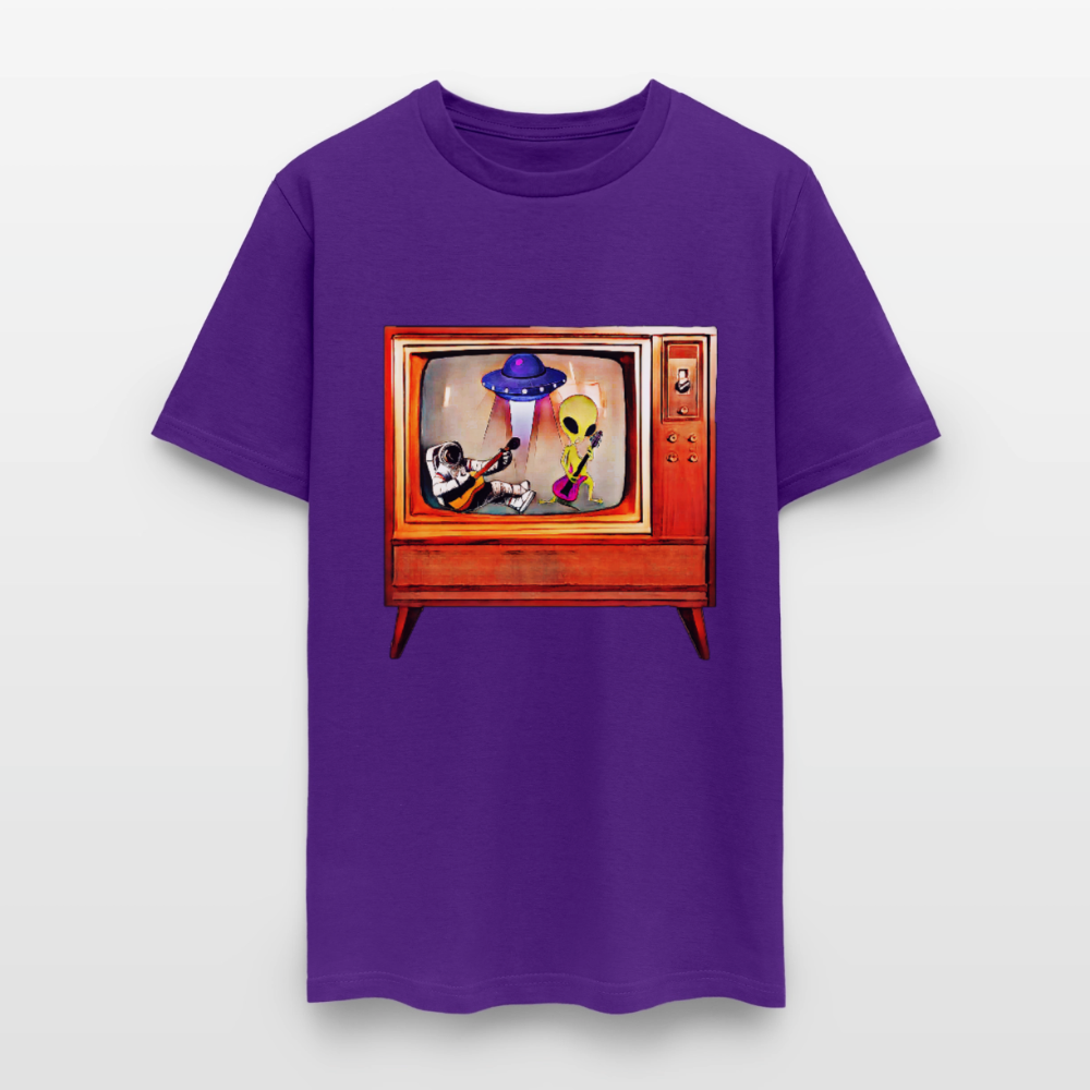 Rocking Astronaut and Alien - purple
