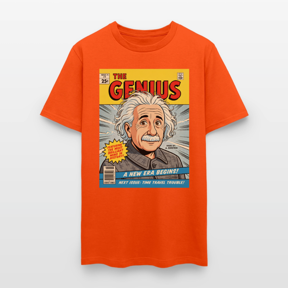 Albert Einstein #2 - orange