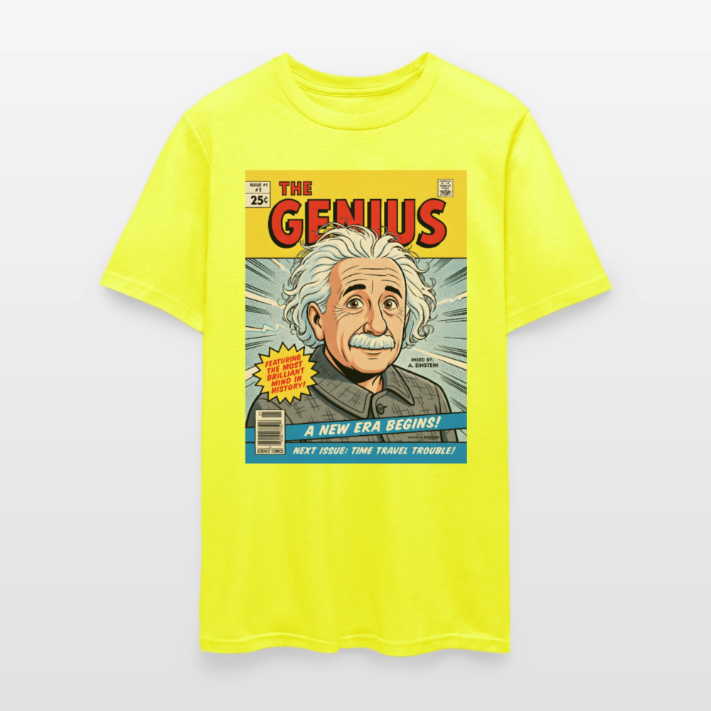 Albert Einstein #2 - safety green
