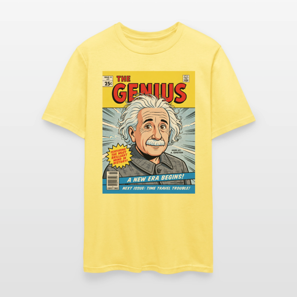 Albert Einstein #2 - cornsilk