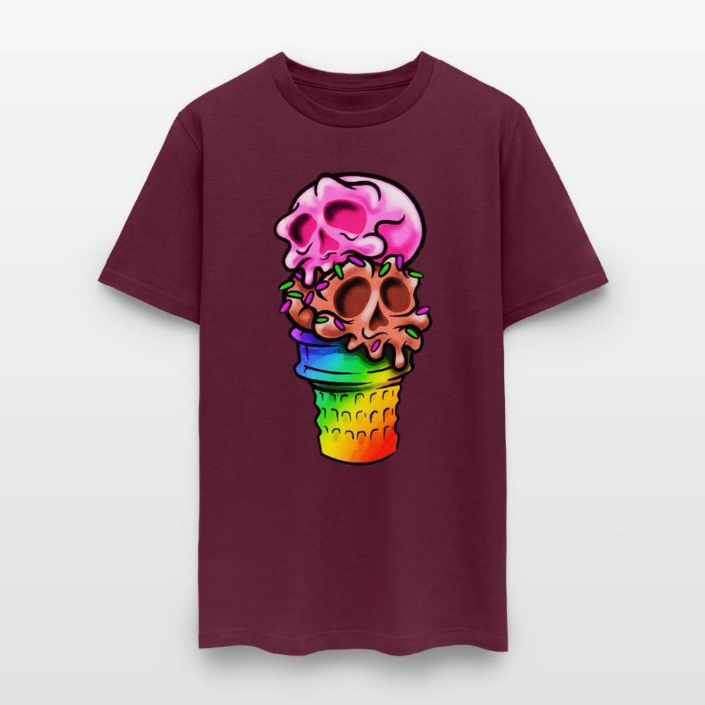 Cone Skull - burgundy