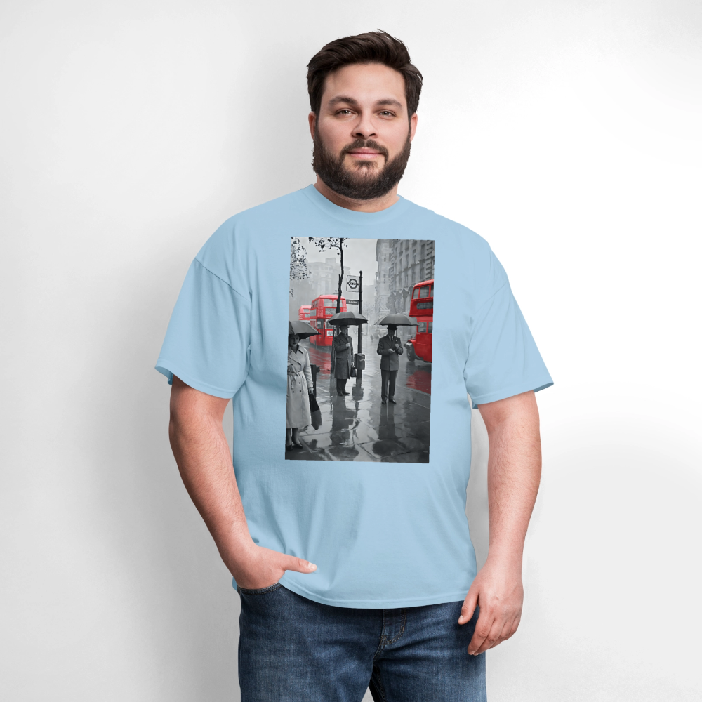 Buses of London - powder blue