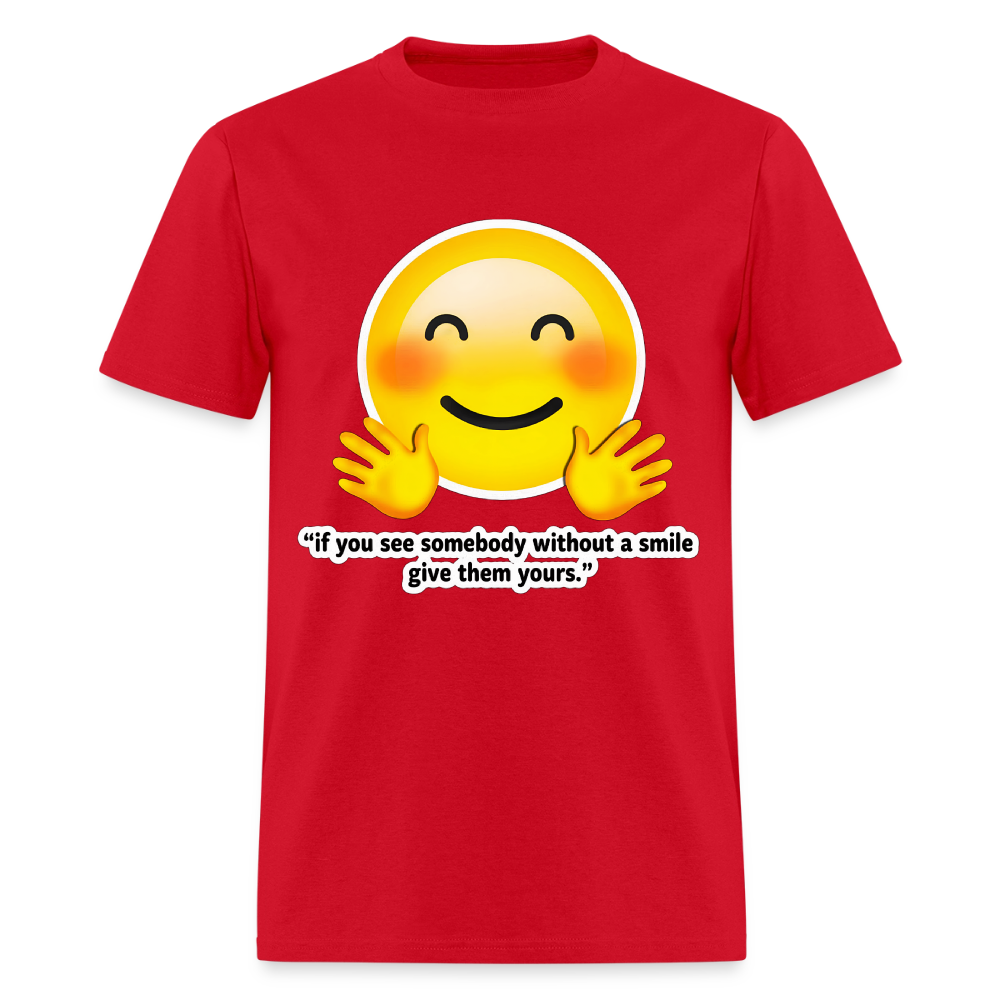 Give a smile - red