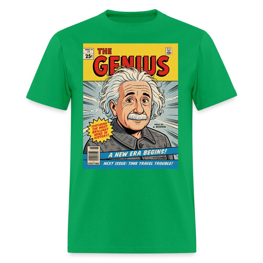 Albert Einstein #2 - bright green