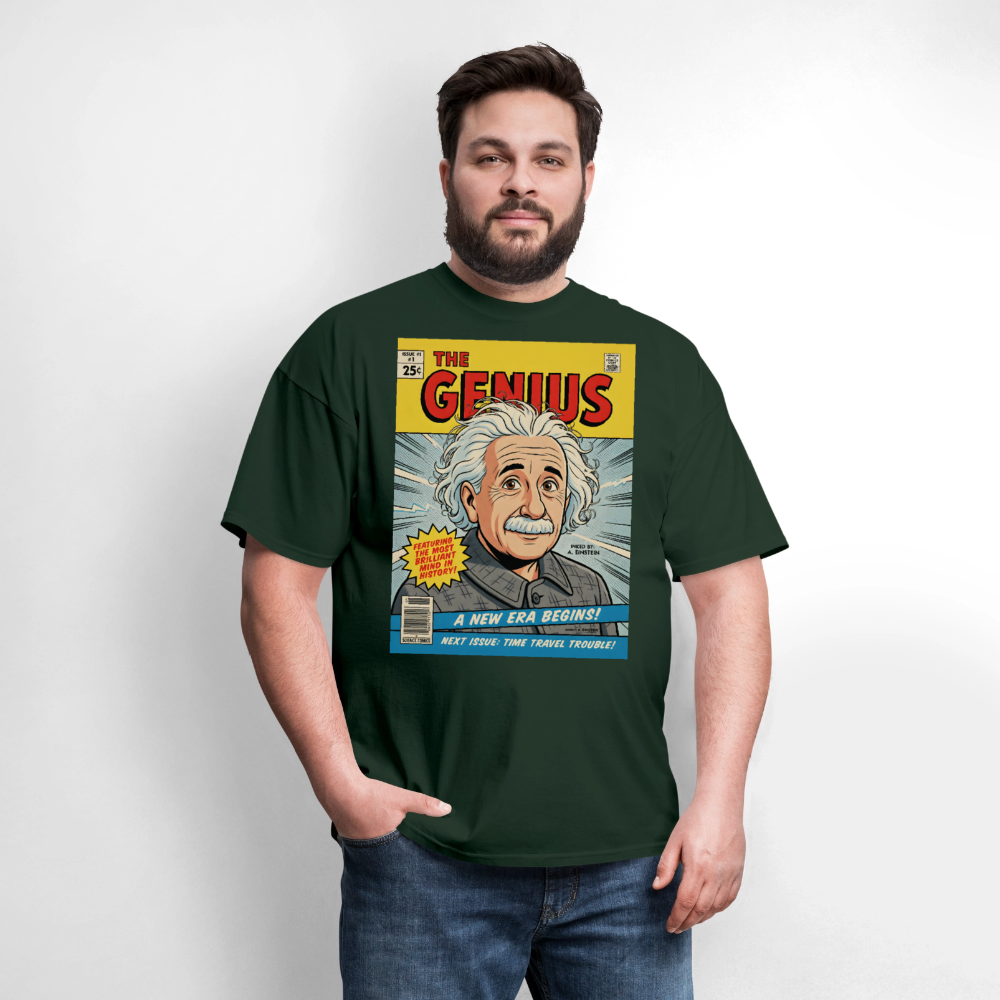 Albert Einstein #2 - forest green