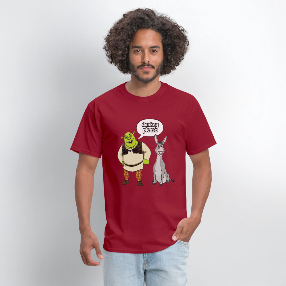 Donkey Please Shrek - true red