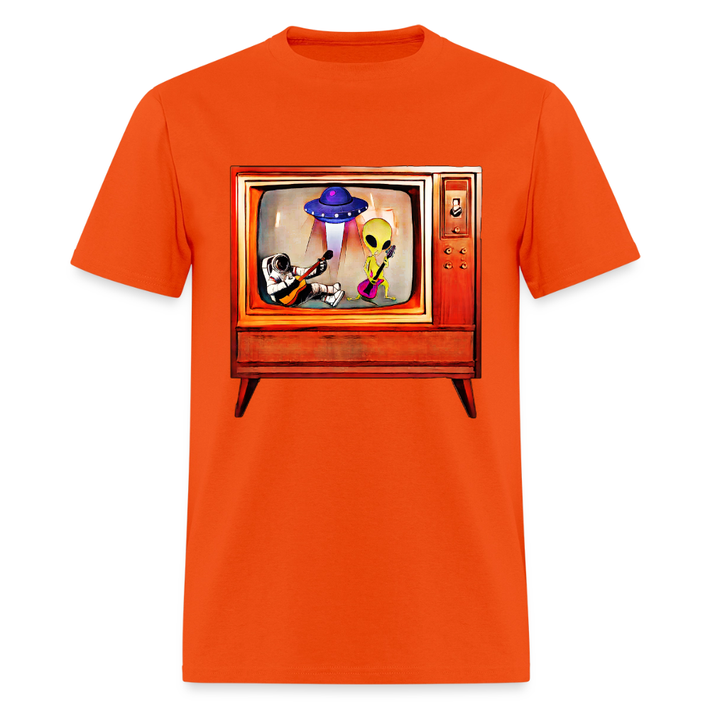 Rocking Astronaut and Alien - orange