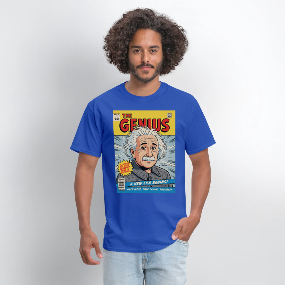 Albert Einstein #2 - royal blue