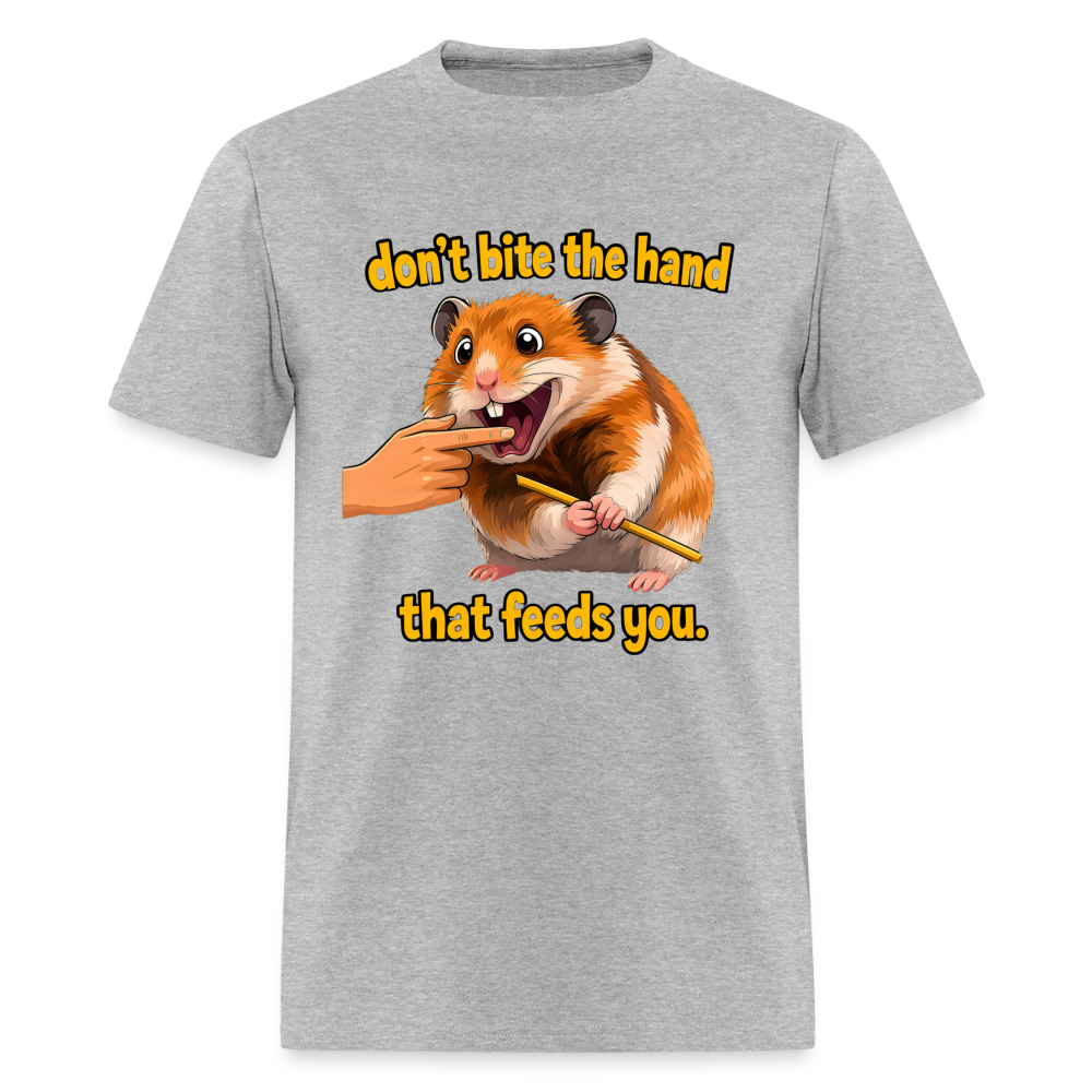 Don't Bite The Hand - heather gray