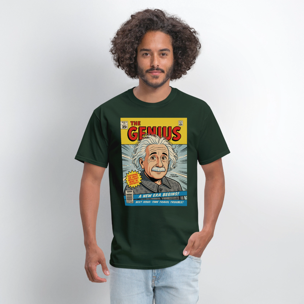 Albert Einstein #2 - forest green