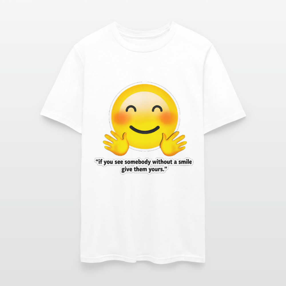 Give a smile - white