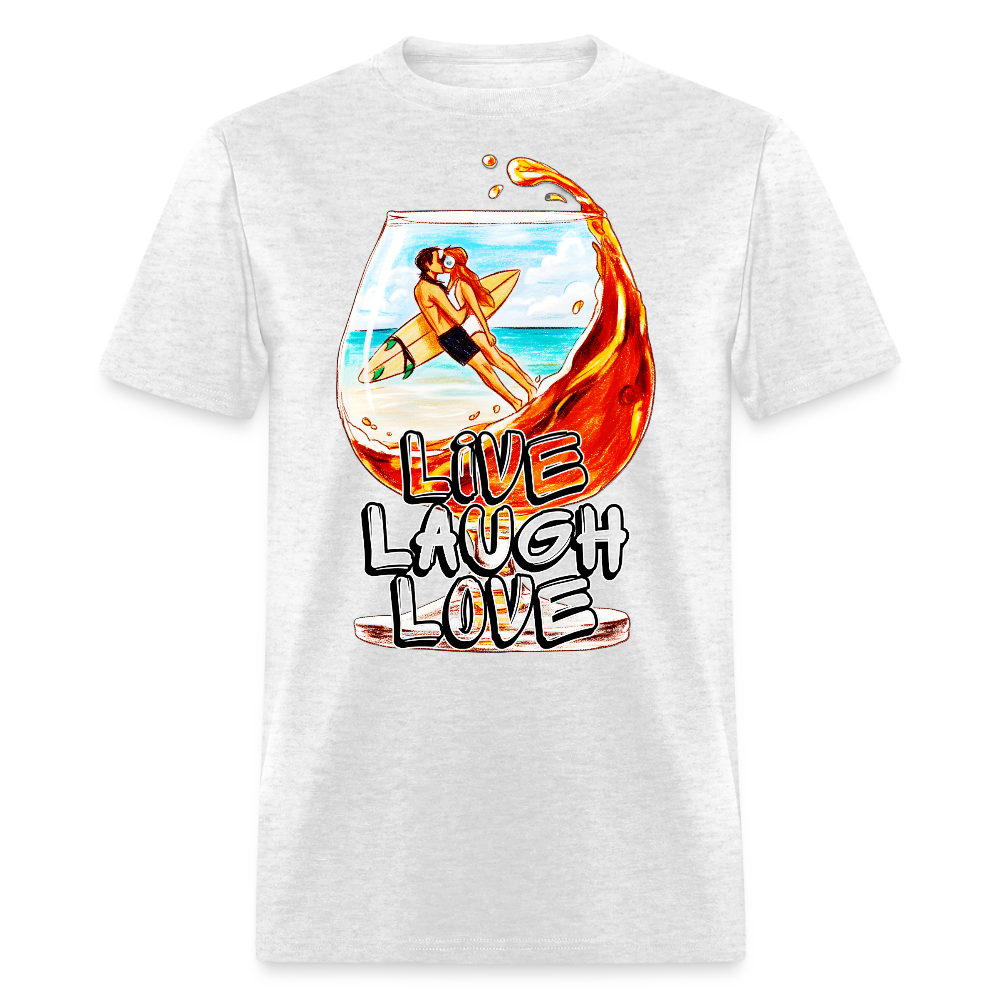 Live, Laugh, Love - light heather gray