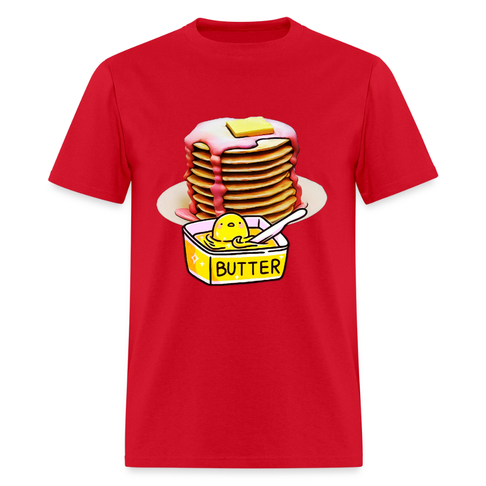 Pancakes and Butter - red