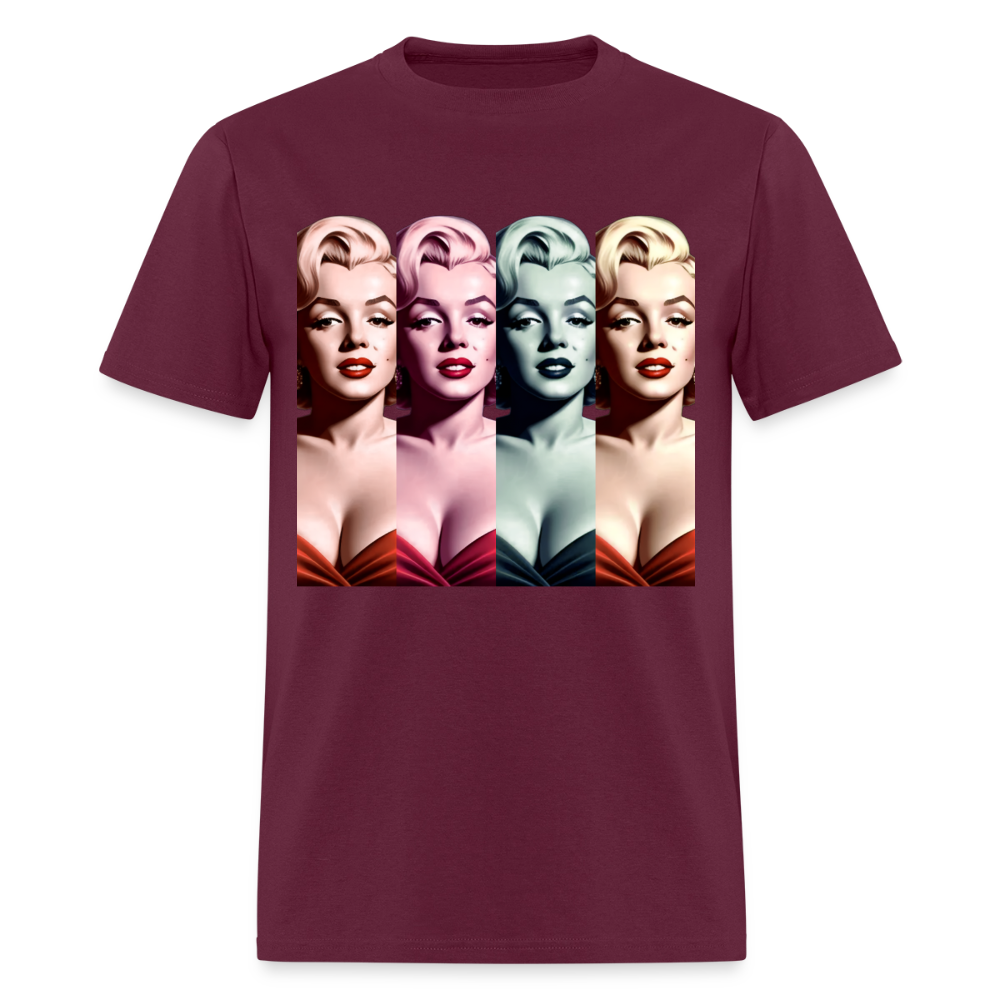 Marilyn Monroe - burgundy