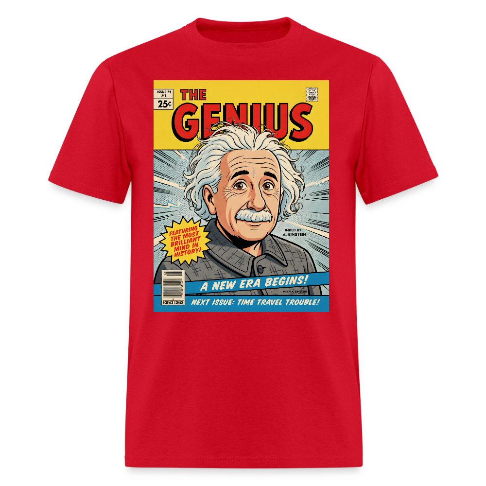 Albert Einstein #2 - red