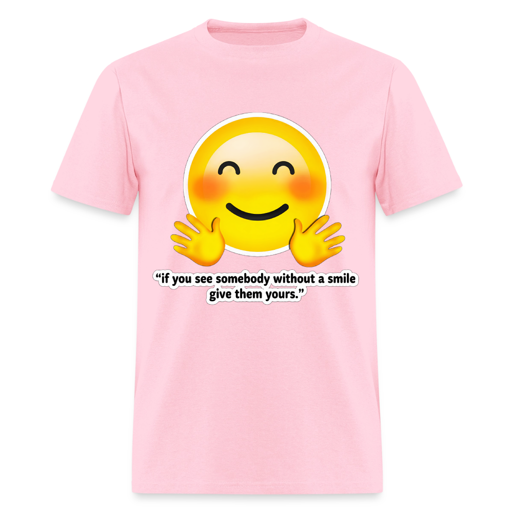 Give a smile - pink