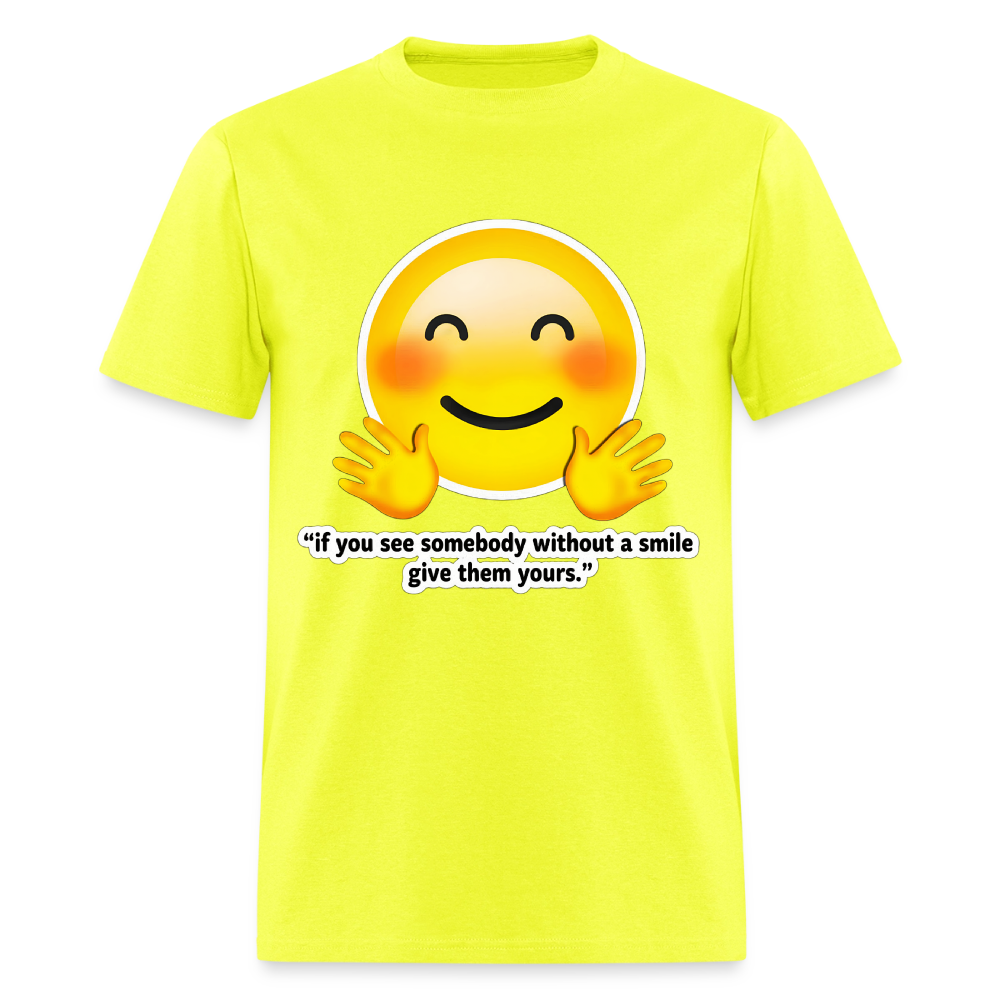 Give a smile - safety green