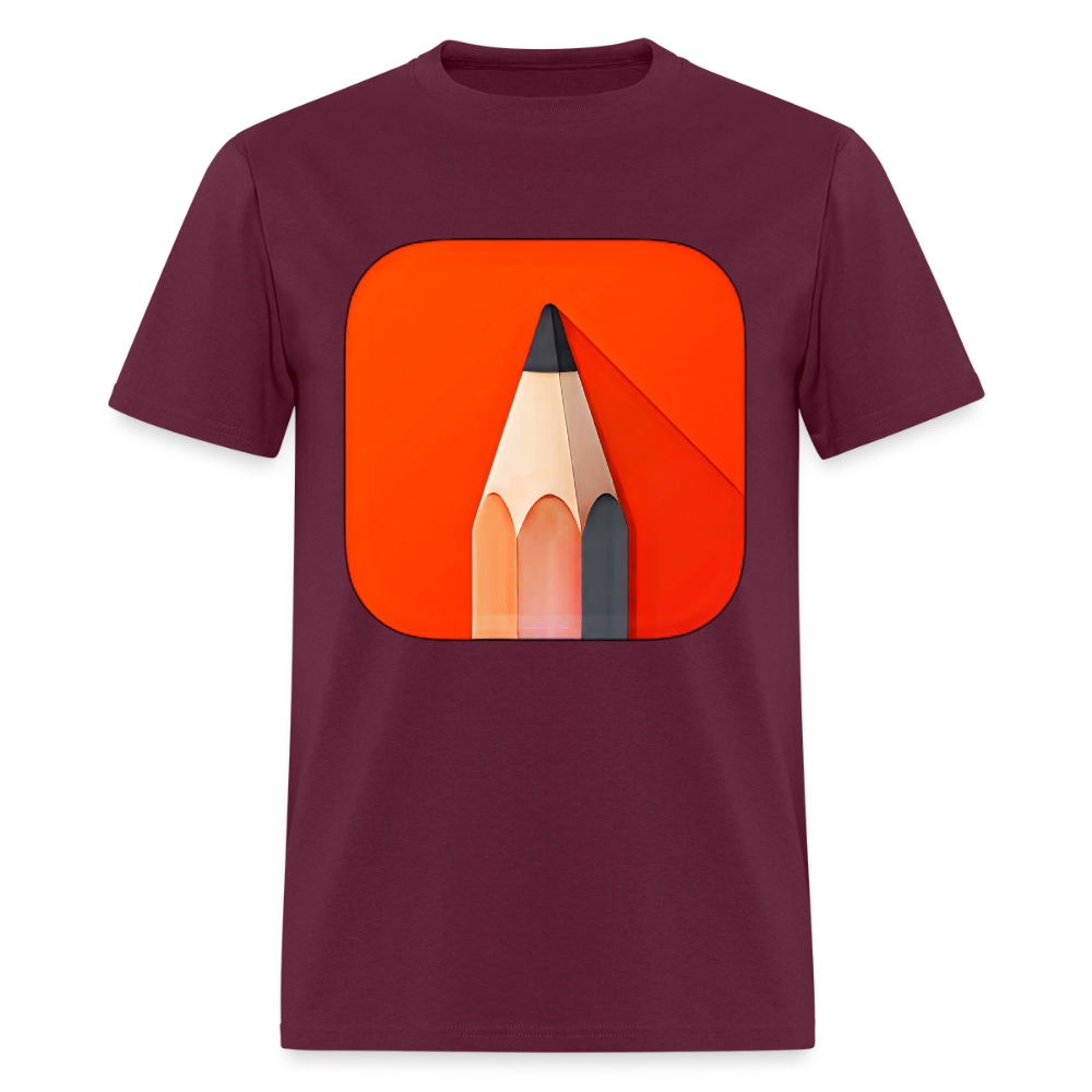 Pencil - burgundy