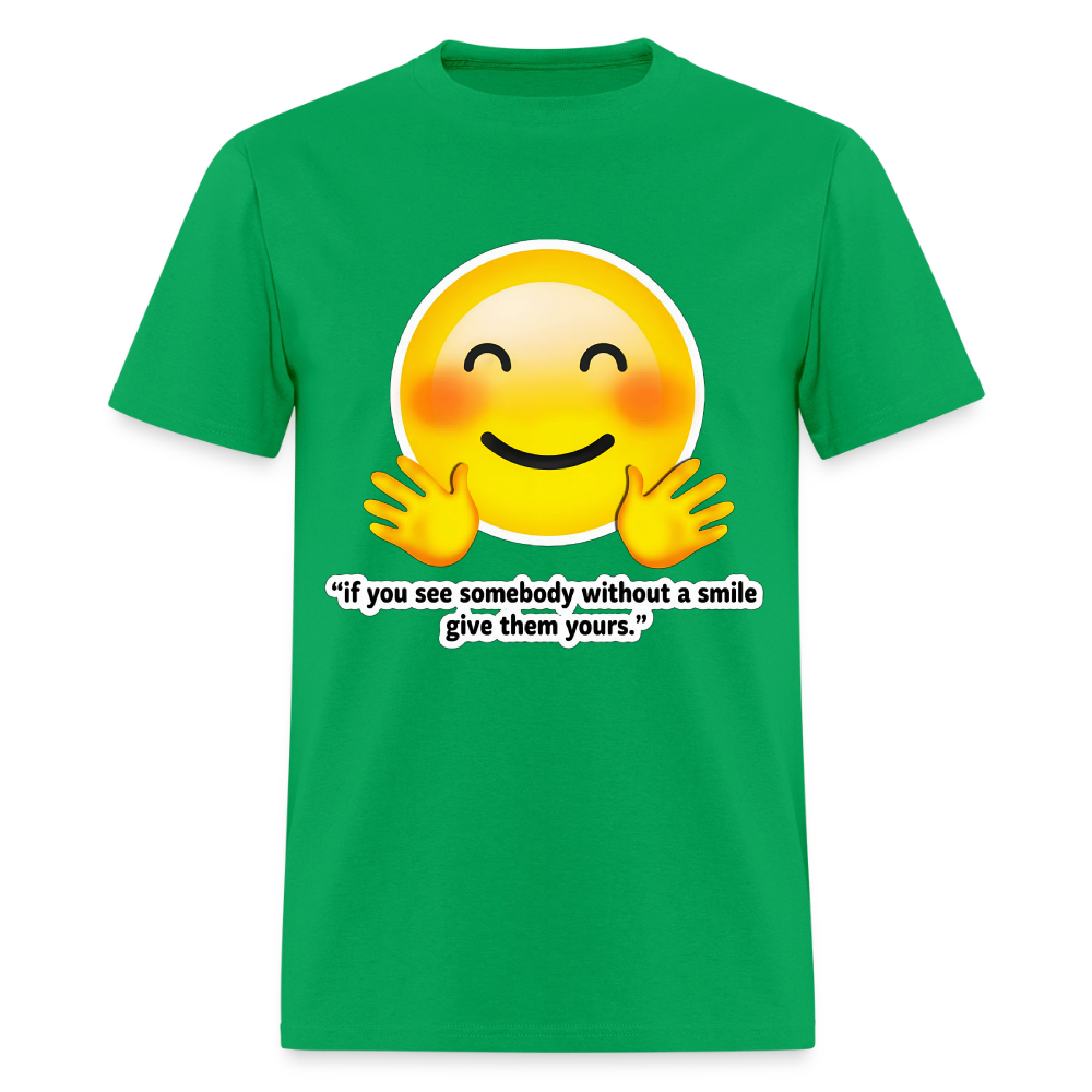 Give a smile - bright green