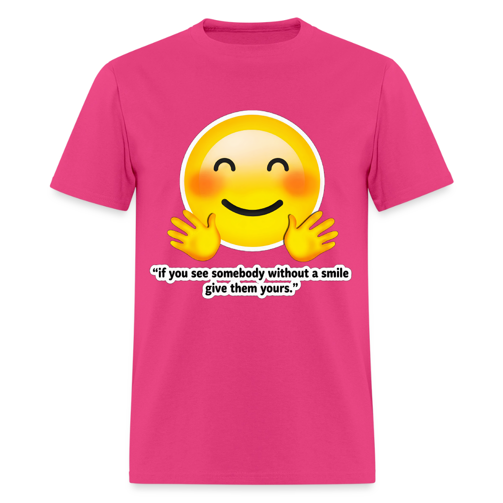 Give a smile - fuchsia