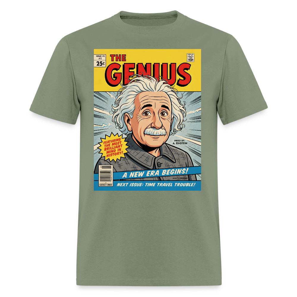Albert Einstein #2 - military green